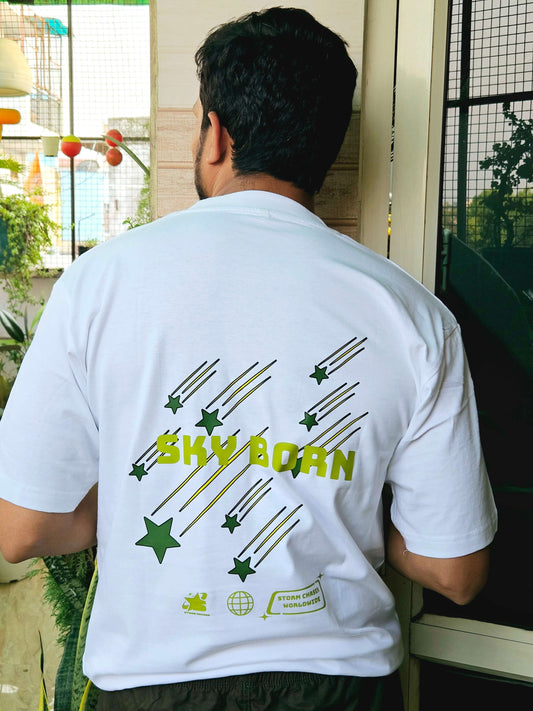 Sky Born white oversized fit t-shirt