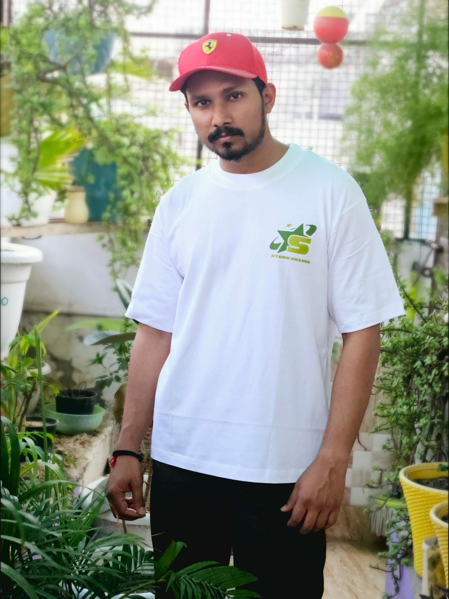 Sky Born white oversized fit t-shirt