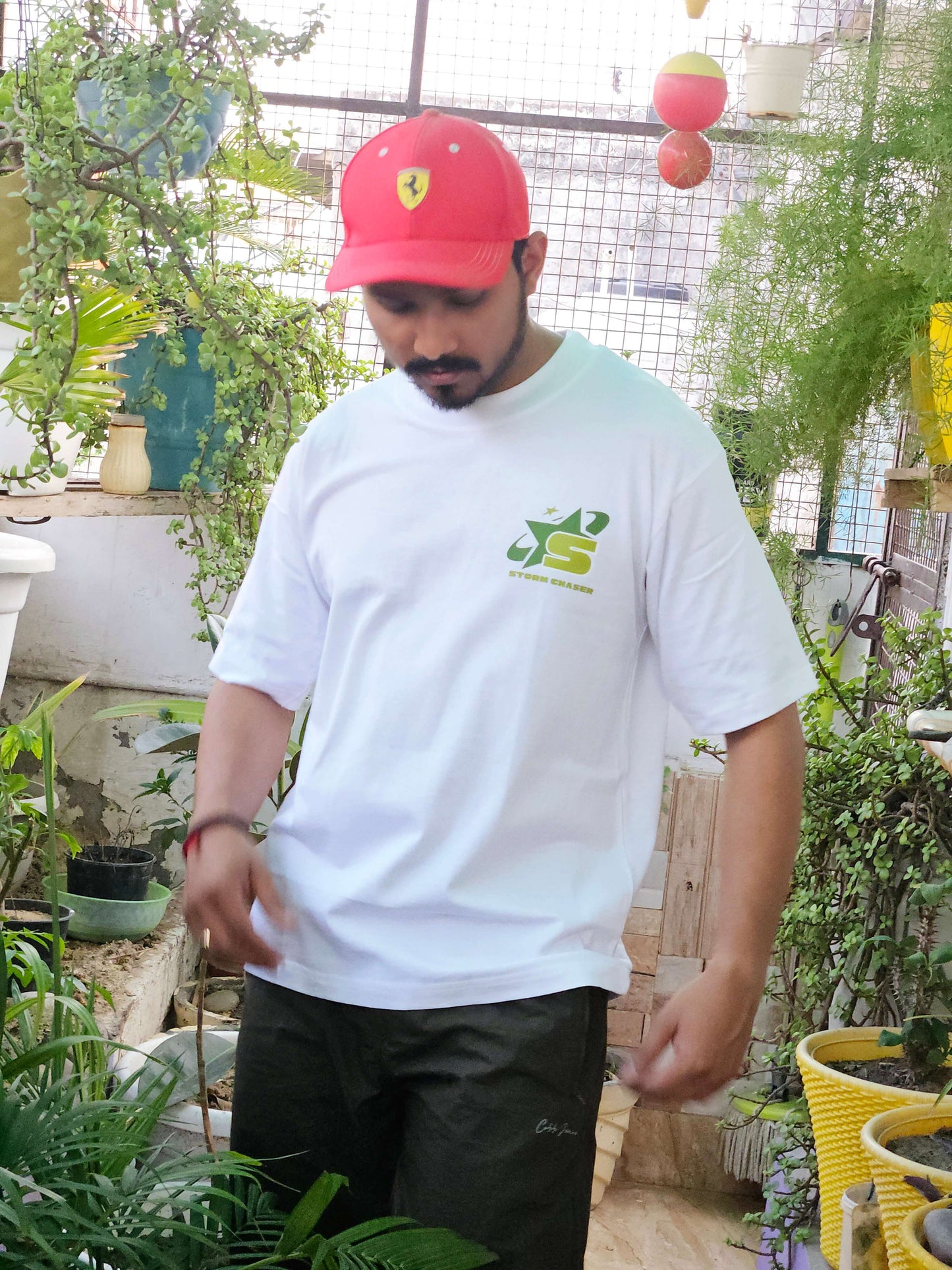 Sky Born white oversized fit t-shirt