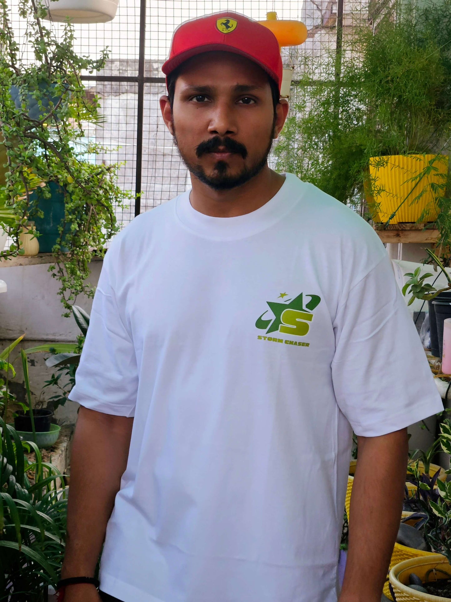 Sky Born white oversized fit t-shirt