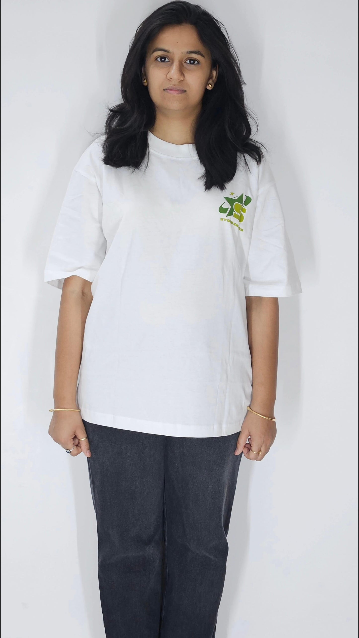 Sky Born white oversized fit t-shirt
