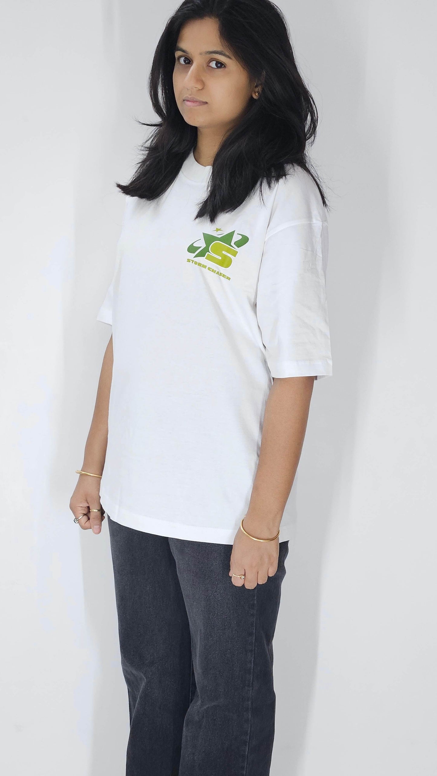Sky Born white oversized fit t-shirt