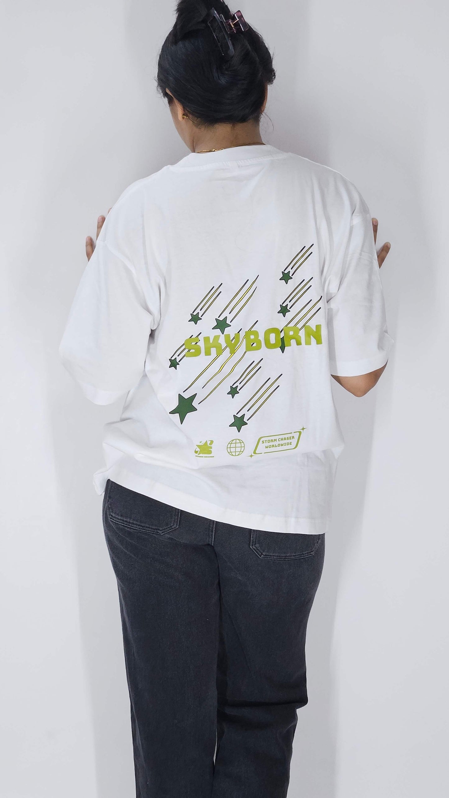 Sky Born white oversized fit t-shirt