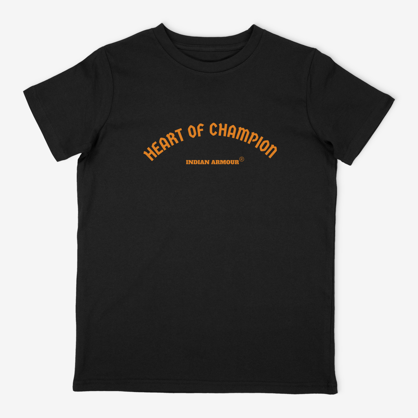 Indian Armour  heart of champion slogan regular fit t-shirt