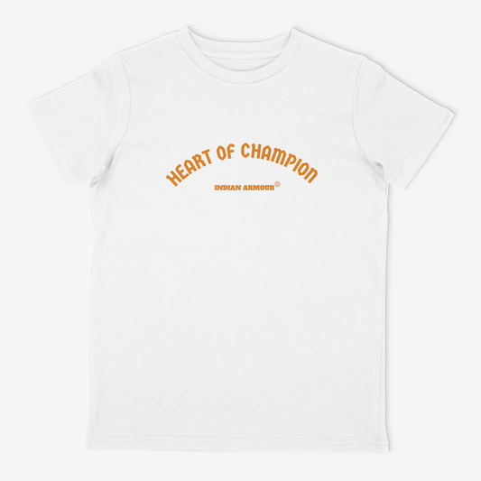 Indian Armour  heart of champion slogan regular fit t-shirt