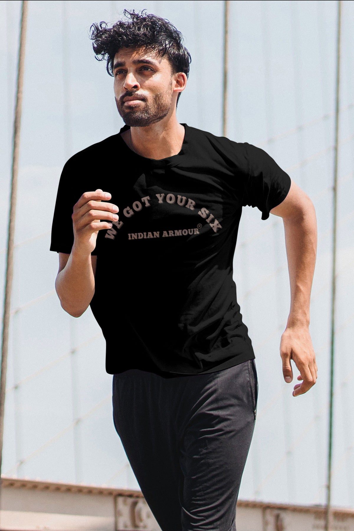 Indian Armour slogan t-shirt in regular fit