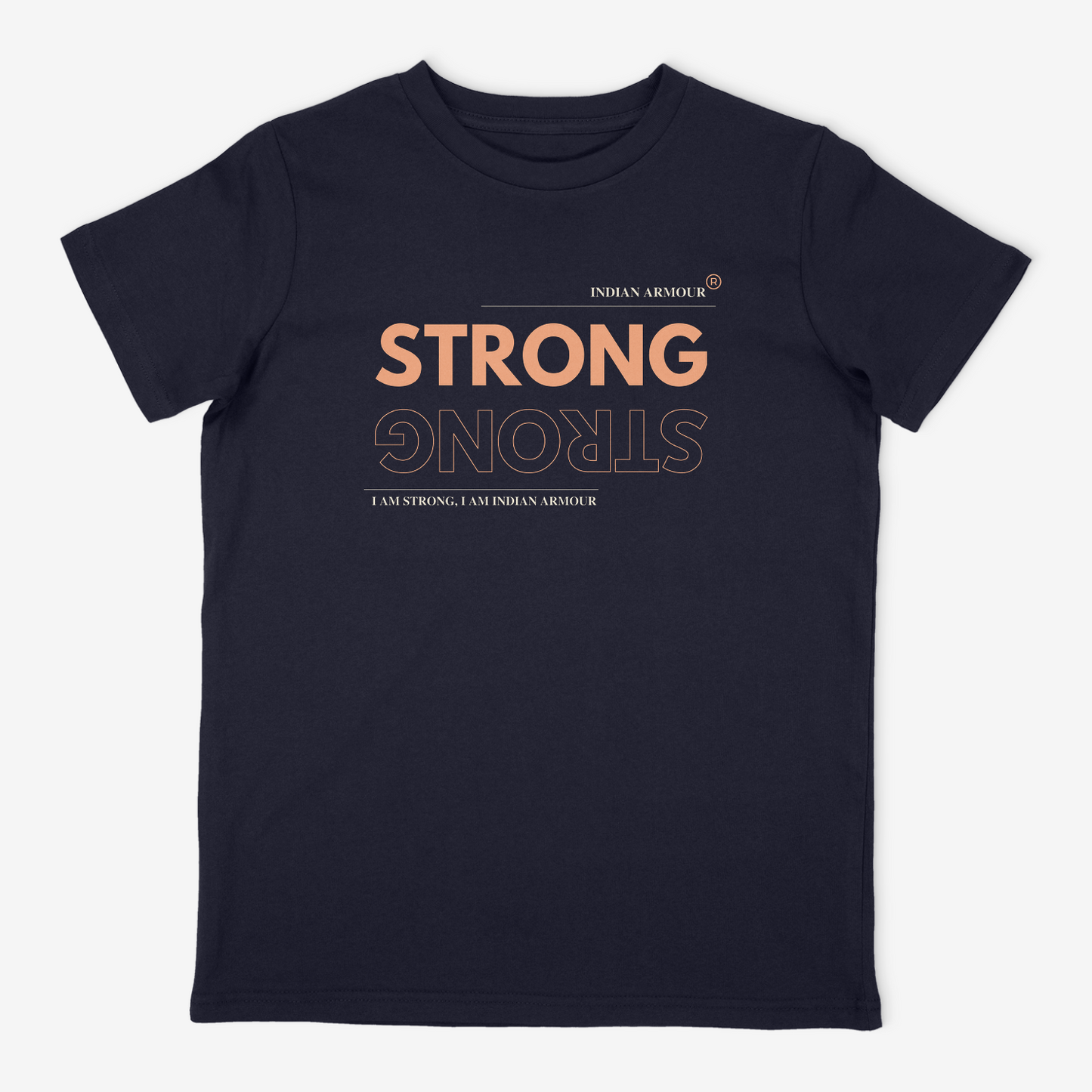 Indian Armour strong design t-shirt