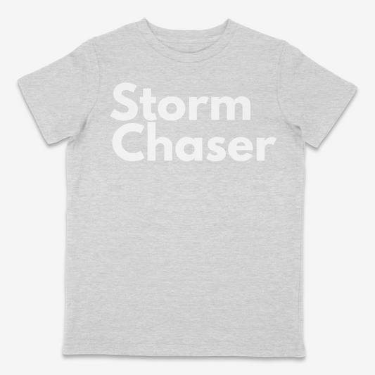Storm Chaser grey melange regular fit t-shirt